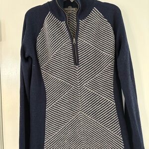 Smartwool Navy and Grey Women's Sweater